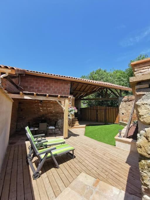Gite Le Jardin Secret Et Gite Au Temps Suspendu Montpezat  Kültér fotó